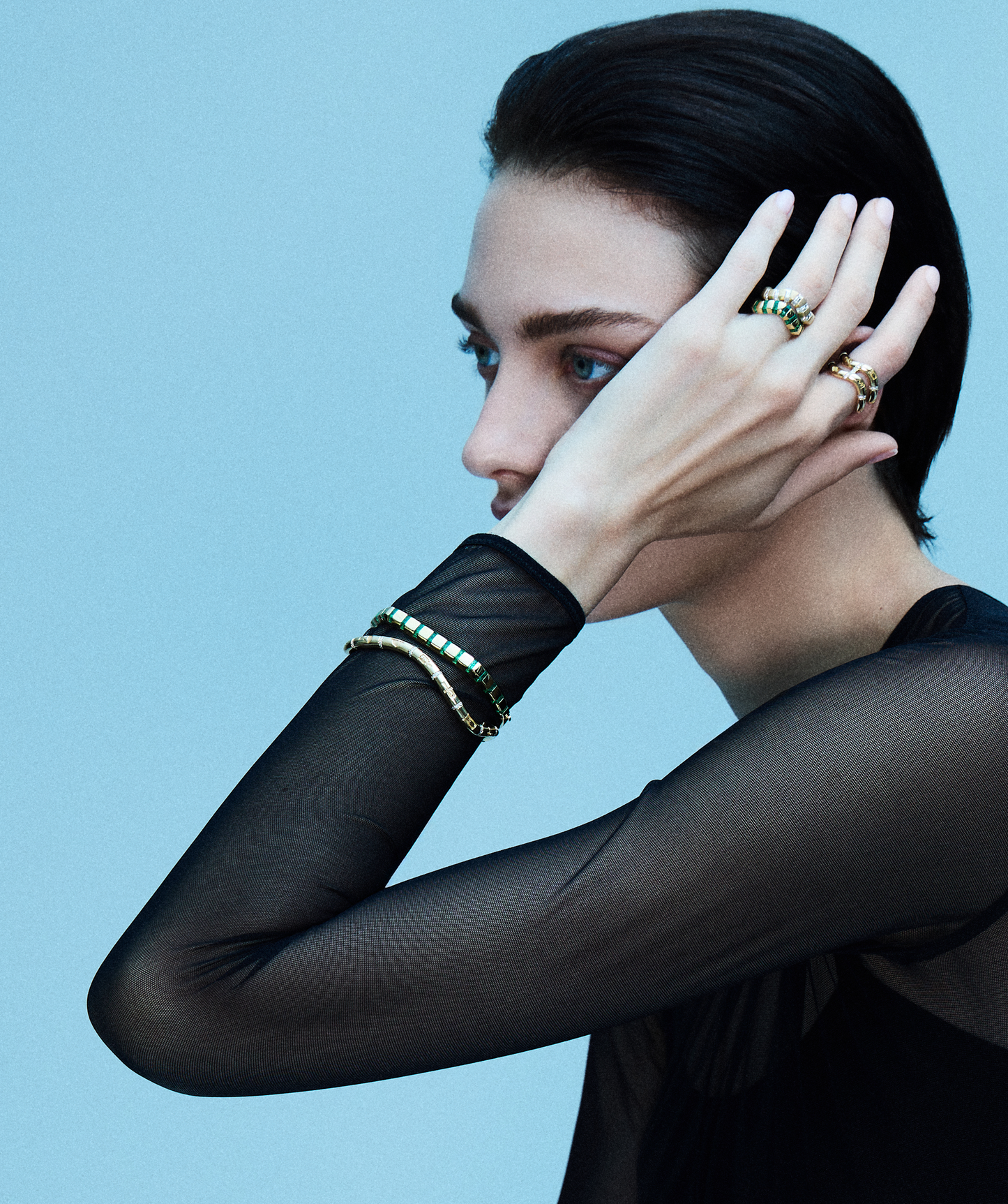 Emerald Nemes Bangle