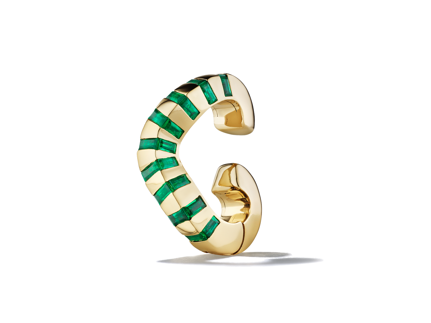 The Nemes Ear Cuff - Emerald